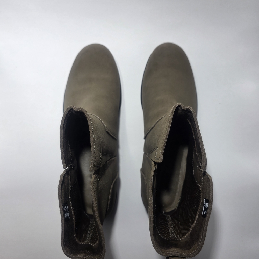 ECCO Women’s Brown Leather Ankle Boots Size 41 (US 10) Side Zip Comfort Booties - Picture 7 of 7